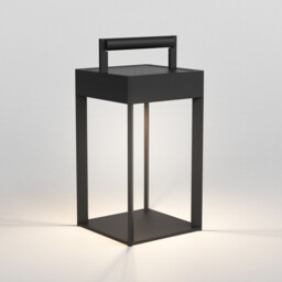 Kuro 250 Outdoor LED Portable Box Light Textured Black Touch Dimmer - thumbnail 1