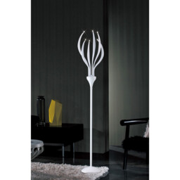 Llamas Floor Lamp 6 Light G4, Gloss White, NOT LED/CFL Compatible - thumbnail 2