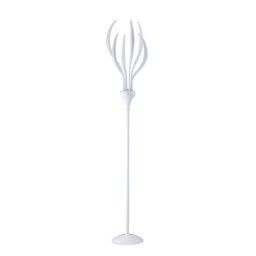 Llamas Floor Lamp 6 Light G4, Gloss White, NOT LED/CFL Compatible - thumbnail 1
