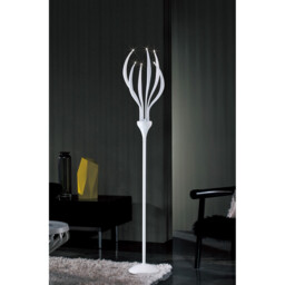 Llamas Floor Lamp 6 Light G4, Gloss White, NOT LED/CFL Compatible - thumbnail 3