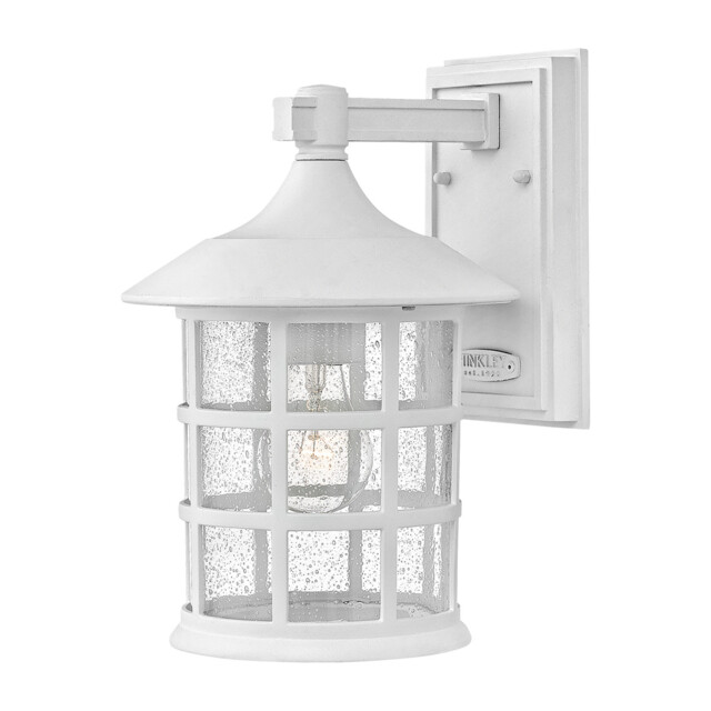 Hinkley Freeport Outdoor Wall Lantern Textured White, IP44 - image 1