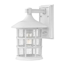 Hinkley Freeport Outdoor Wall Lantern Textured White, IP44 - thumbnail 1