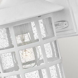 Hinkley Freeport Outdoor Wall Lantern Textured White, IP44 - thumbnail 3
