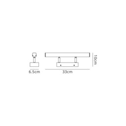 Kingston Bathroom Wall Lamp Small Adjustable, 1 x 6W LED, 4000K, 612lm, IP44, Polished Chrome - thumbnail 2