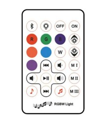 Funghi IP44 Portable 3W Speaker, 120lm, 3W LED RGBW Lamp Bluetooth Connection, Remote Control - thumbnail 5