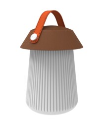 Funghi IP44 Portable 3W Speaker, 120lm, 3W LED RGBW Lamp Bluetooth Connection, Remote Control - thumbnail 1