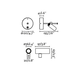 Clap Outdoor Spotlight White IP65 3000K - thumbnail 2