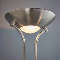 Rome Mother and Child Floor Lamp Satin Chrome, Opal Glass, G9 - thumbnail 3