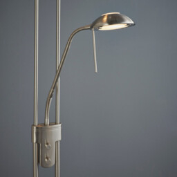 Rome Mother and Child Floor Lamp Satin Chrome, Opal Glass, G9 - thumbnail 5