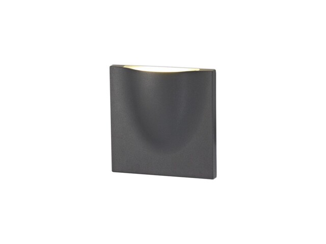 Venice Wall Down Lamp, 1 x 6W LED, 3000K, 510lm, IP54, Anthracite - image 1