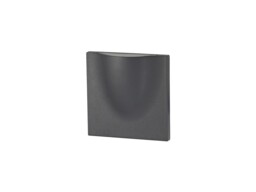 Venice Wall Down Lamp, 1 x 6W LED, 3000K, 510lm, IP54, Anthracite - thumbnail 3