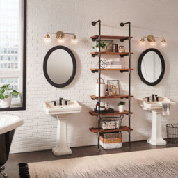 Hinkley Poppy Bathroom Wall Lamp Heritage Brass, IP44 - thumbnail 5