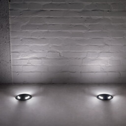 Cecilia LED 1 Light Large Outdoor Recessed Light Black IP67 - thumbnail 2