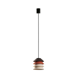 Toba Outdoor Pendant Ceiling Light Multicolour E27 IP65