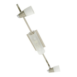 Anna On Linear Bar 4 Light G9 Satin Chrome/Opal & Frosted Glass - thumbnail 1