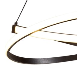 Infinity Ceiling Pendant 42W LED 2800K, 3400lm, Brown Oxide, White Acrylic - thumbnail 5