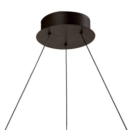 Infinity Ceiling Pendant 42W LED 2800K, 3400lm, Brown Oxide, White Acrylic - thumbnail 3