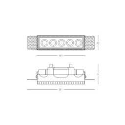 Solano Recessed Downlight Sandy Black LED 3000K - Driver Not Included - thumbnail 2