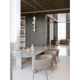 Navi Globe Pendant Ceiling Light Brass Gold, Smokey Grey LED 20W 2601lm 3000K - thumbnail 2