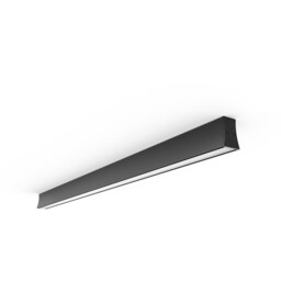 Hanok 1.2m Linear Ceiling Light 110°, 38W LED, 4000K, 3000lm, Black, 3yrs Warranty - thumbnail 1