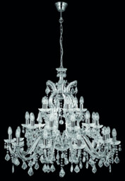 Marie Therese 30 Light Crystal Chandelier Chrome Finish, E14 - thumbnail 1