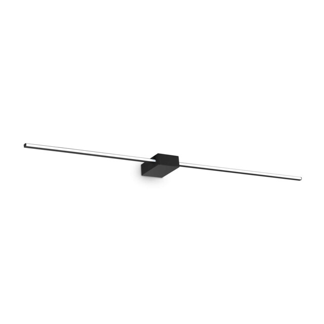 Theo 2 Light Integrated LED Wall Lamp Black 1350Lm 3000K - image 1