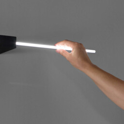 Theo 2 Light Integrated LED Wall Lamp Black 1350Lm 3000K - thumbnail 2