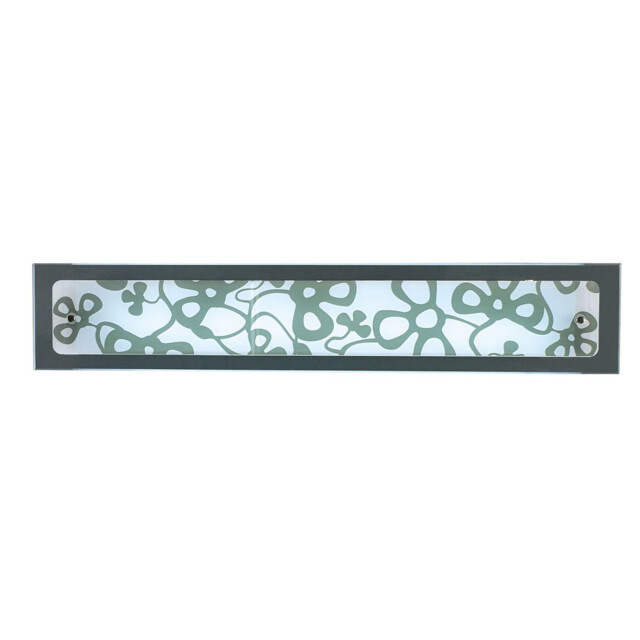 Euphoria Wall Lamp 1 Light T5 Medium Bar, Polished Chrome/Opal White Glass, NOT LED/CFL Compatible - image 1