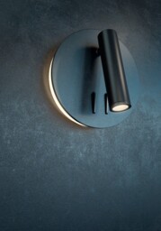 Ios 176 Reading Integrated LED Wall Lamp Black - thumbnail 2