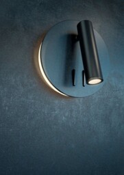 Ios 176 Reading Integrated LED Wall Lamp Black - thumbnail 3
