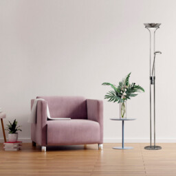 LED 1 Light Mother & Child Lamp Chrome - thumbnail 2
