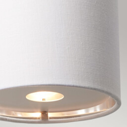 Balance Wall Lamp with Shade, Black, Polished Nickel - thumbnail 5