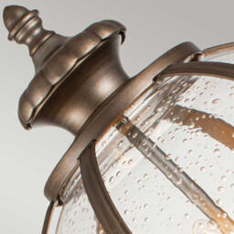 Kichler Halleron Outdoor Pedestal Light Burnished Bronze, IP44 - thumbnail 3