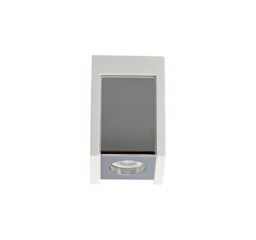 Lyndon 1 Light Ceiling GU10, White Paintable Gypsum With Polished Chrome Cover - thumbnail 3