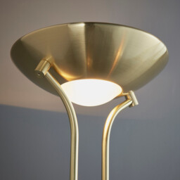 Rome Mother and Child Floor Lamp Satin Brass, Opal Glass, G9 - thumbnail 3