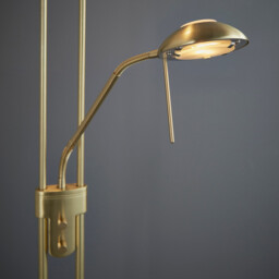 Rome Mother and Child Floor Lamp Satin Brass, Opal Glass, G9 - thumbnail 5