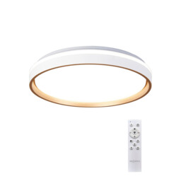 Verona 50cm Round Ceiling 55W LED With Remote Control 2700K-5000K, 7350lm, Gold, 3yrs Warranty - thumbnail 1