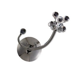 Octavia Wall Lamp Switched G4 Left Facing Polished Chrome/Crystal, NOT LED/CFL Compatible - thumbnail 1