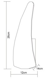 Mistral Wall Lamp Right 6W LED 3000K, 540lm, Polished Chrome, Frosted Acrylic - thumbnail 2
