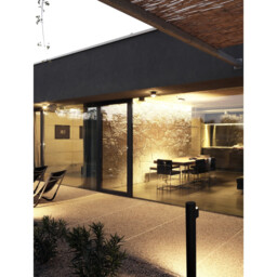 Aduro Outdoor Bollard Black Aluminium LED 7.6W 460Lm 3000K IP54 - thumbnail 2