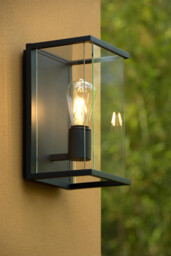 Claire Vintage Wall Lantern Light Outdoor - 1xE27 - IP54 - Anthracite - thumbnail 5