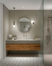 Mist Double Bathroom Twin Wall Light Chrome E14 - thumbnail 2