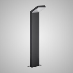 Alpine Bollard, 12W LED, 3000K, 1020lm, IP65, Anthracite, 3yrs Warranty - thumbnail 2