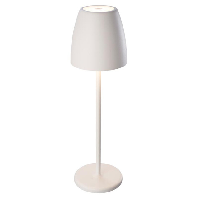 Elin 10.5cm Outdoor Portable Lamp Sandy White LED 3000K IP54 Dimmable - image 1