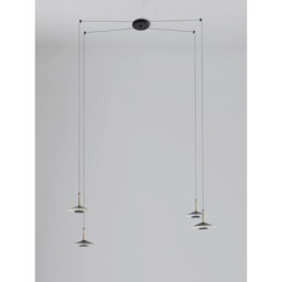 Orion 4 Light Linear Pendant, 32W LED, 3000K, 1770lm, Black,/Antique Brass, 3yrs Warranty - thumbnail 2