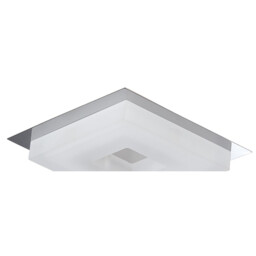 Marcel Recessed Down Light 6W LED Square 3000K IP44, 550lm, Polished Chrome/Frosted Acrylic, Driver Included - thumbnail 5