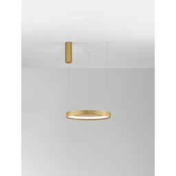 Perrine Integrated LED Pendant Ceiling Light Brushed Gold Aluminium LED 30W 1080Lm 3000K - thumbnail 2