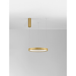 Perrine Integrated LED Pendant Ceiling Light Brushed Gold Aluminium LED 30W 1080Lm 3000K - thumbnail 3