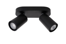 Xyrus Modern Twin Ceiling Spotlight - LED Dim to warm - GU10 - 2x5W 2200K/3000K - Black - Special Offer - thumbnail 3