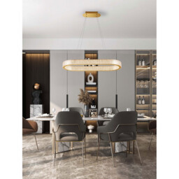 Kinara Integrated LED Pendant Ceiling Light Platinum Gold Triac Dimmable LED 70W 5444lm 3000K - thumbnail 2